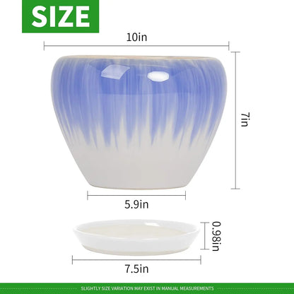Modern Decorative Round Ceramic Flower Pot 