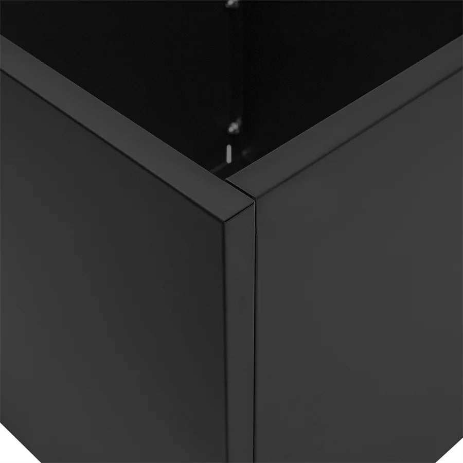 20in/24in Black Square Indoor/Outdoor Planting Box