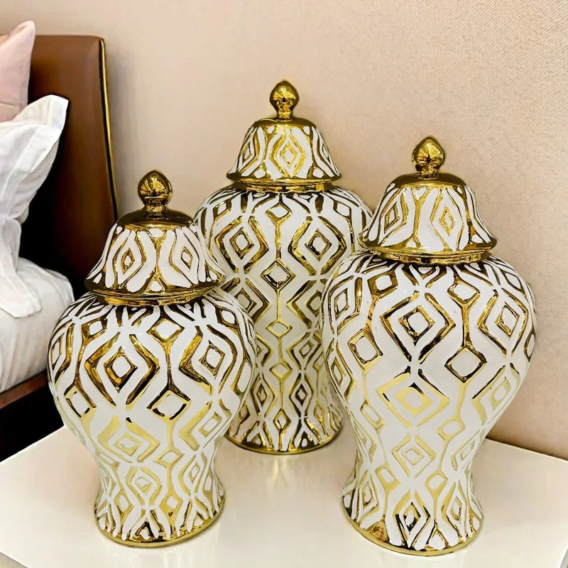 Decorative Ceramic Tabletop Universal Jar/Flower Vase