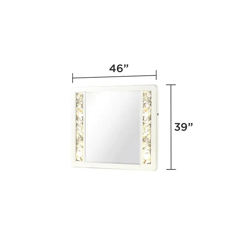 Luxurious 5-Piece Queen Upholstered Beige Bedroom Set w/Gold Accents 