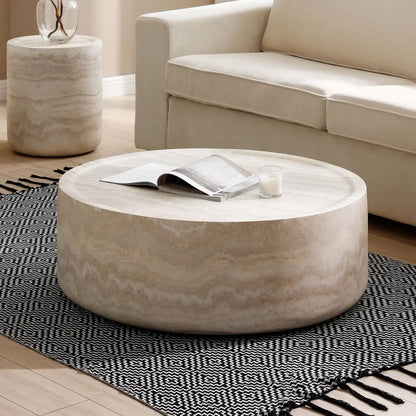 Elegant & Luxurious Round Center Cocktail Table