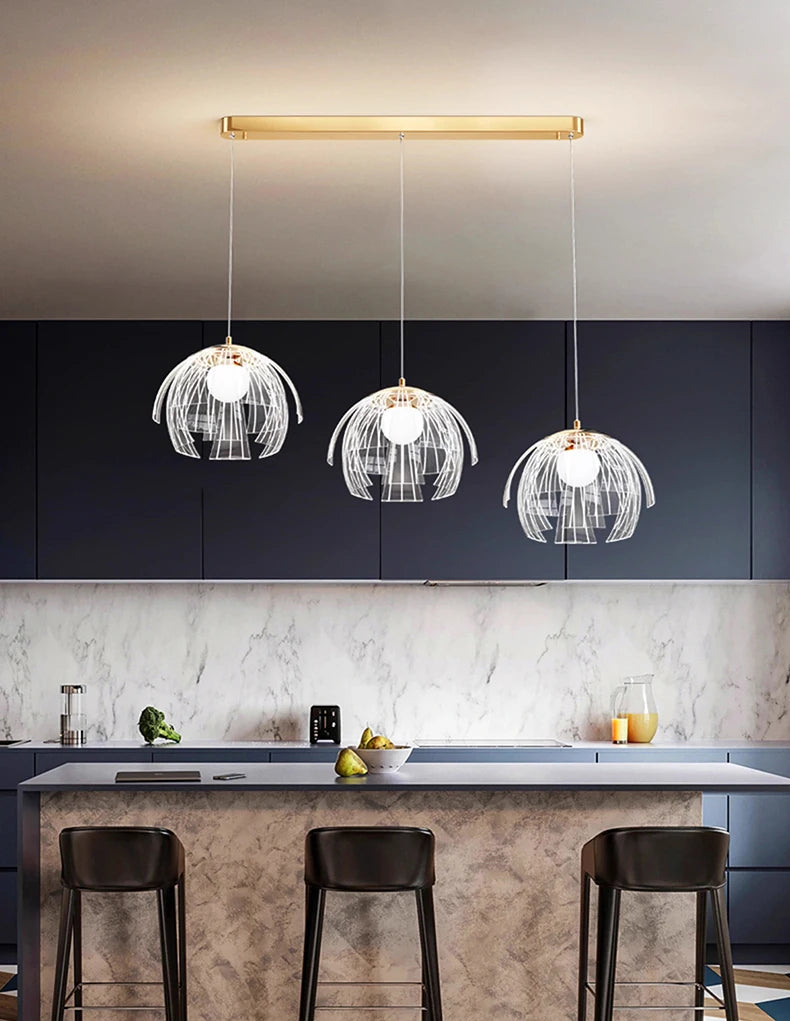 Modern 3-Head/7-Head Pendant Light Chandelier