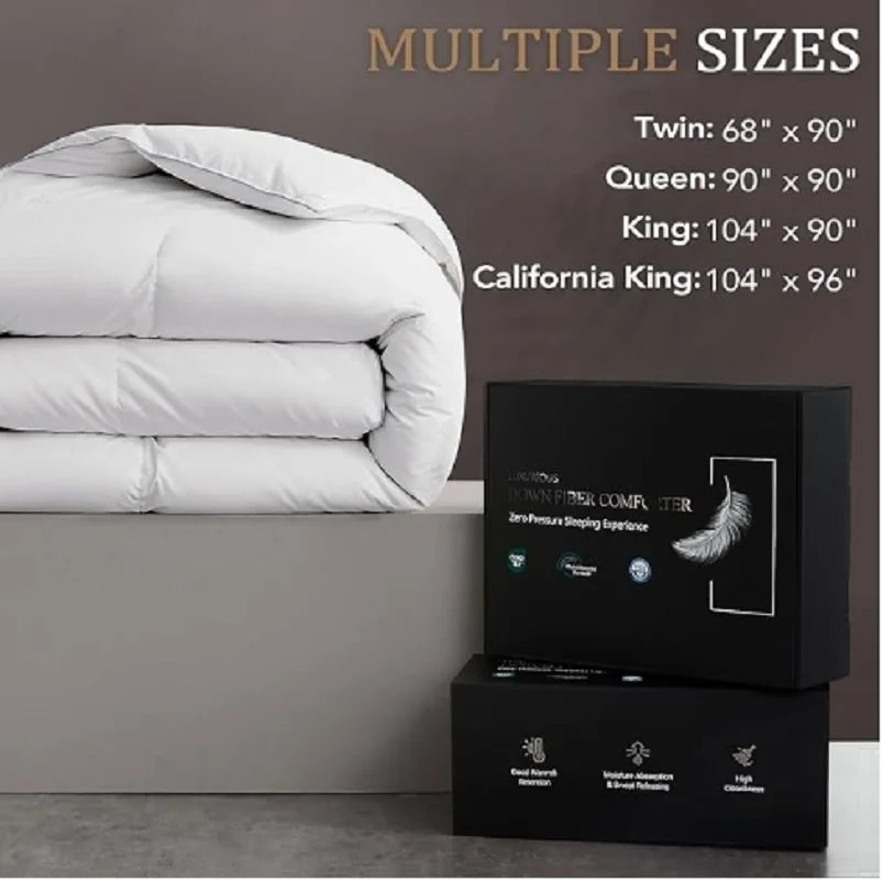 Luxurious King Size Fluffy Down Comforter