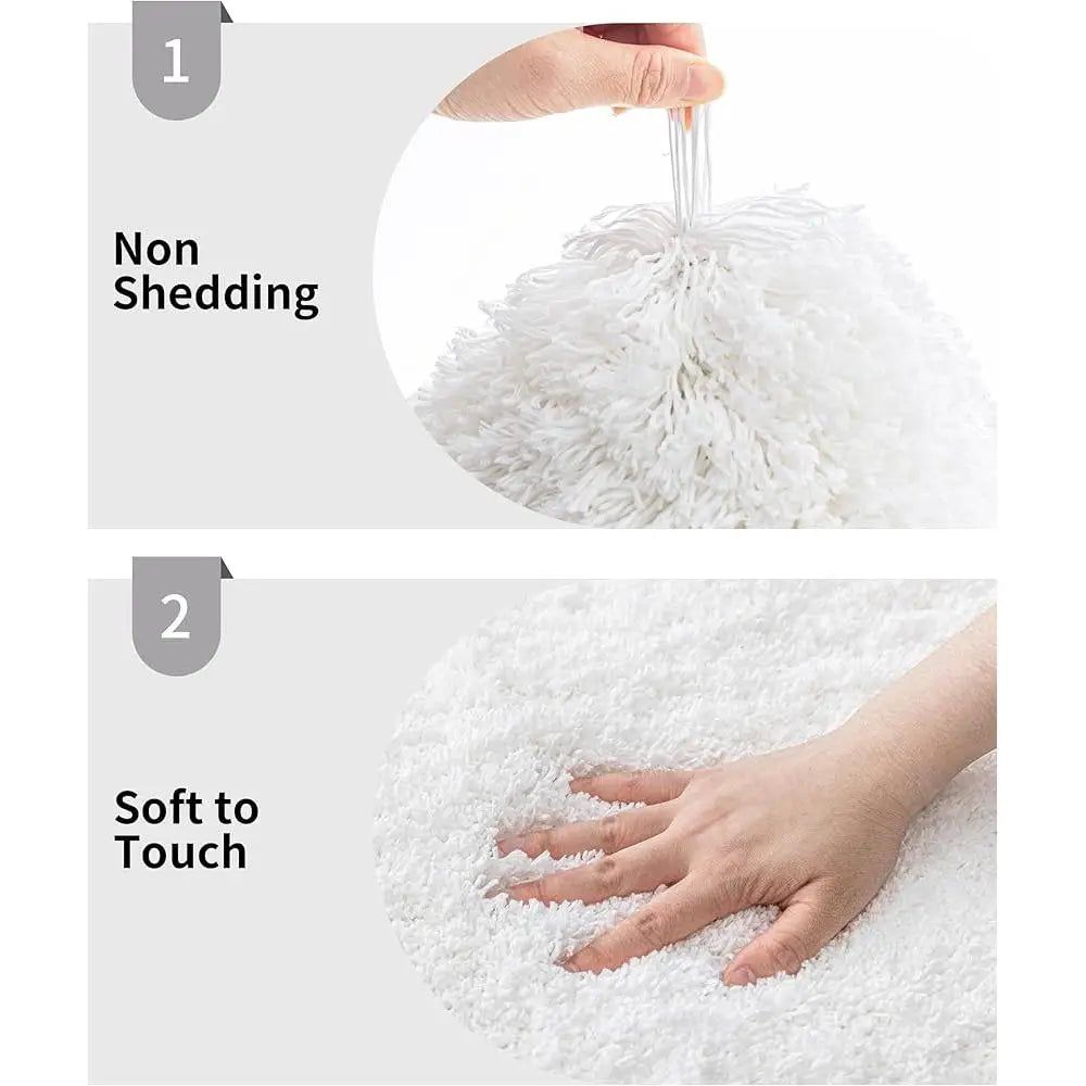3'x2' Ultra Absorbent Plush Bath Mat