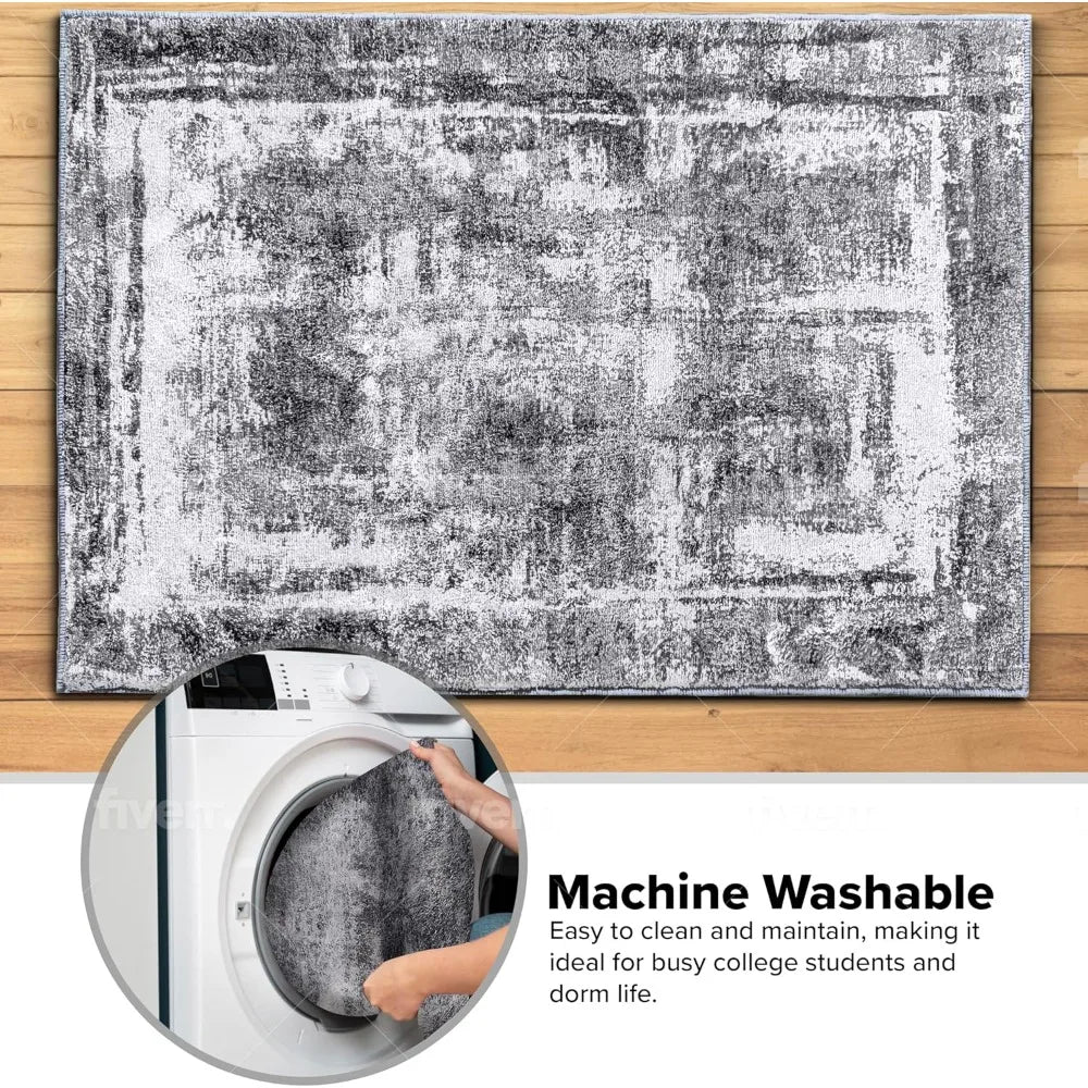 Versatile Bohemian Faux Cashmere Area Rug w/Vibrant Pattern(10' x 12')