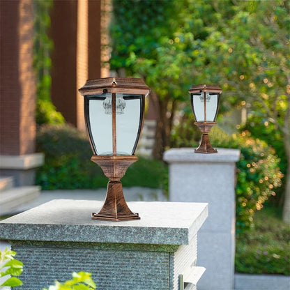 Victoria Modern Outdoor Solar Powered Pillar Light