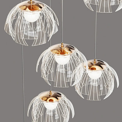 Modern 3-Head/7-Head Pendant Light Chandelier