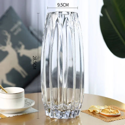 Exquisite Beautiful & Simple Glass Flower Vase 