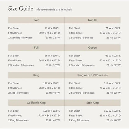 100% Organic Cotton Queen Sheet Set