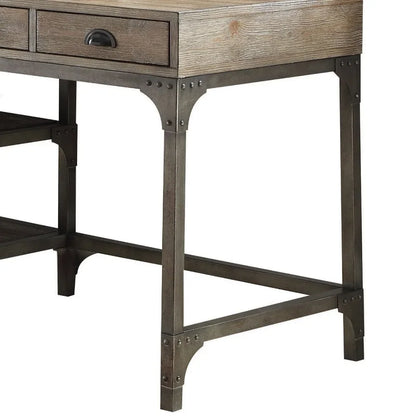 Contemporary 3-Drawer Writing/Commuter Desk w/Ample Storage