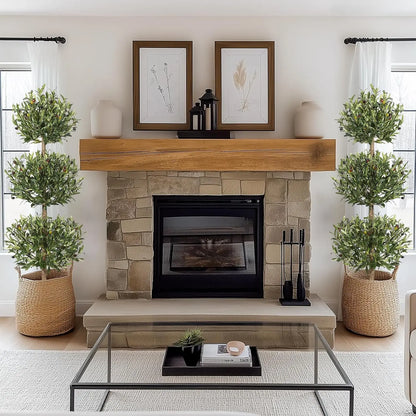 5' Tall Indoor/Outdoor Faux Olive Tree w/A Non-decorative Planter