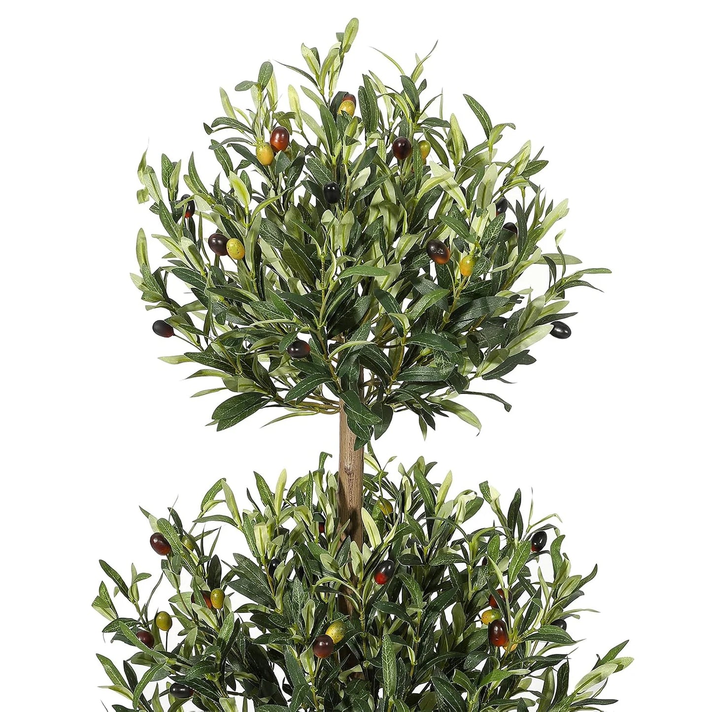 5' Tall Indoor/Outdoor Faux Olive Tree w/A Non-decorative Planter