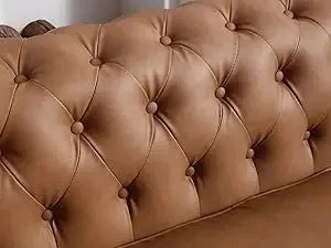 Classic & Luxurious 3-Seater Chesterfield Sofa w/Nailhead Trim