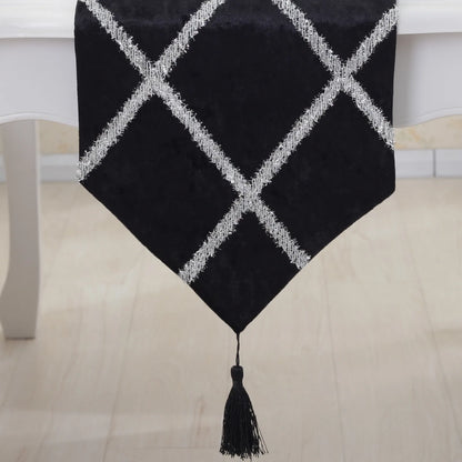 Long Strip Table Runner colorful display - Showcasing the variety available in this long table runner collection.