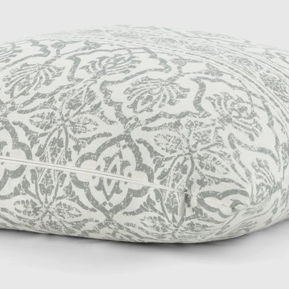 Elegant Decorative Throw Pillow in Artic Antique Floral Pattern