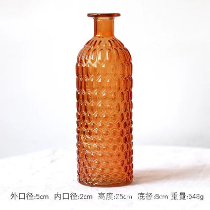 Modern Decorative Small Fresh Flower Glass Tabletop Vases