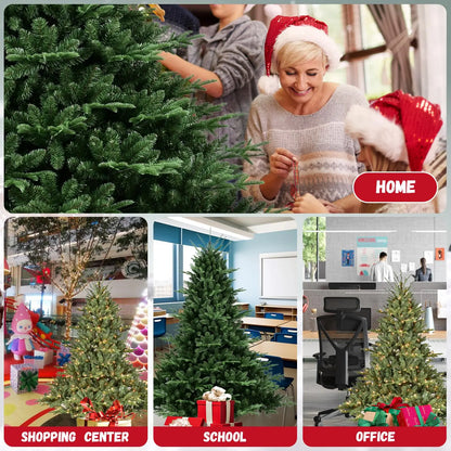 Pre-Lit Lifelike 7.5' Fir Christmas Tree