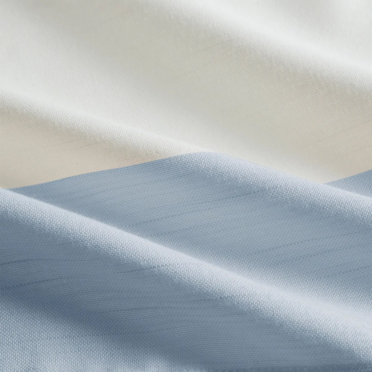 My Texas House Light Blue Tassel Fabric Shower Curtain