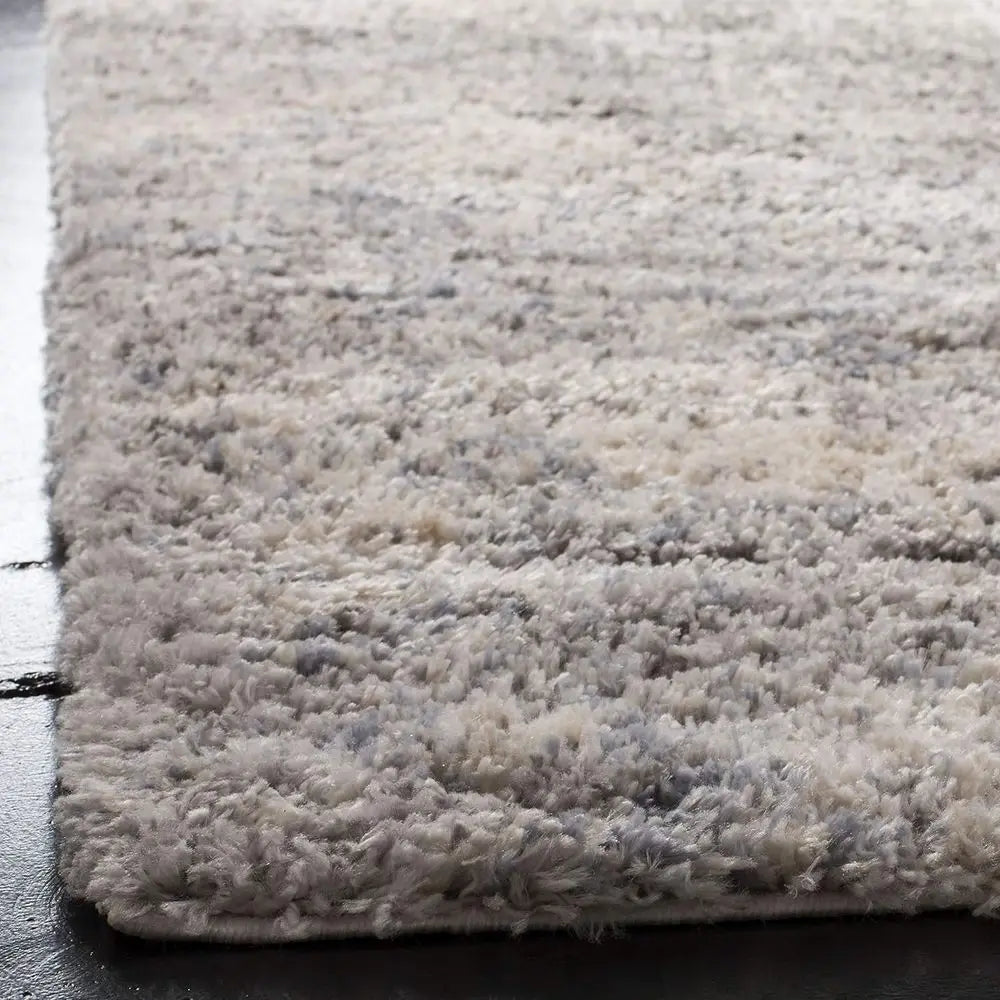 Luxury Grey Blue Shag Area Rug 9x12 – an inviting addition to any space, demonstrating the luxury shag area rug's comfort and style.