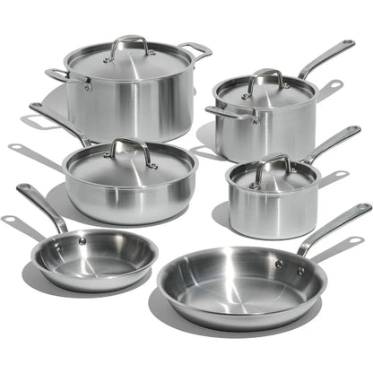 5-Ply Superior Quality Stainless Clad Cookware  Set
