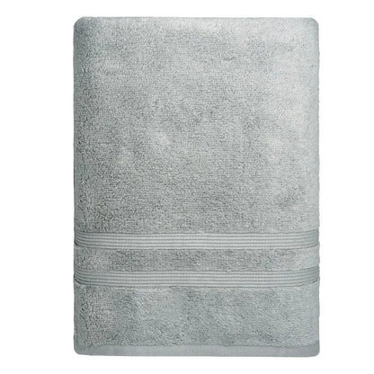 Soft Silver Quick Dry Cotton Bath Towel