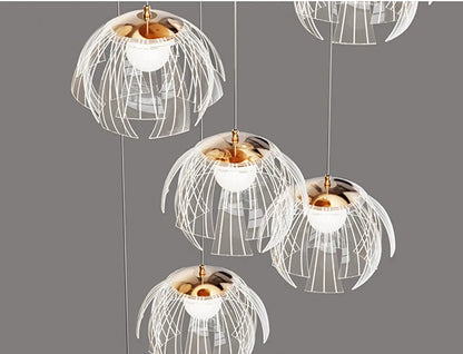 Modern 3-Head/7-Head Pendant Light Chandelier