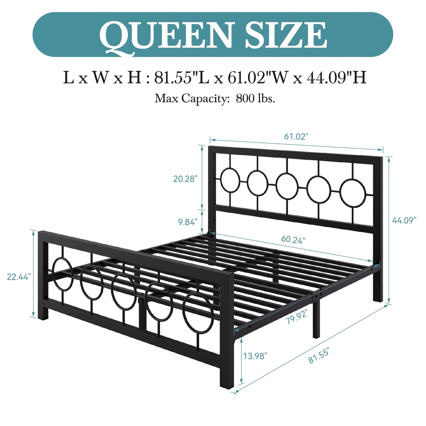 Assembly process of the Vintage Modern Bed Frame, demonstrating quick setup with all included tools for an easy build.