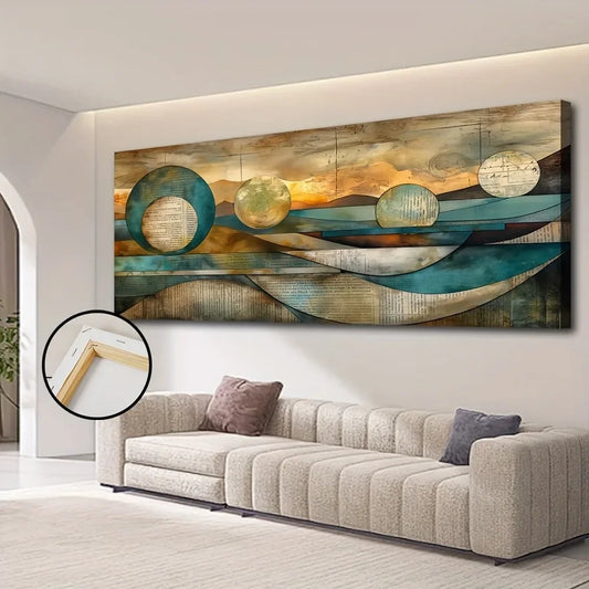 Art Deco Modern Framed Canvas Wall Art