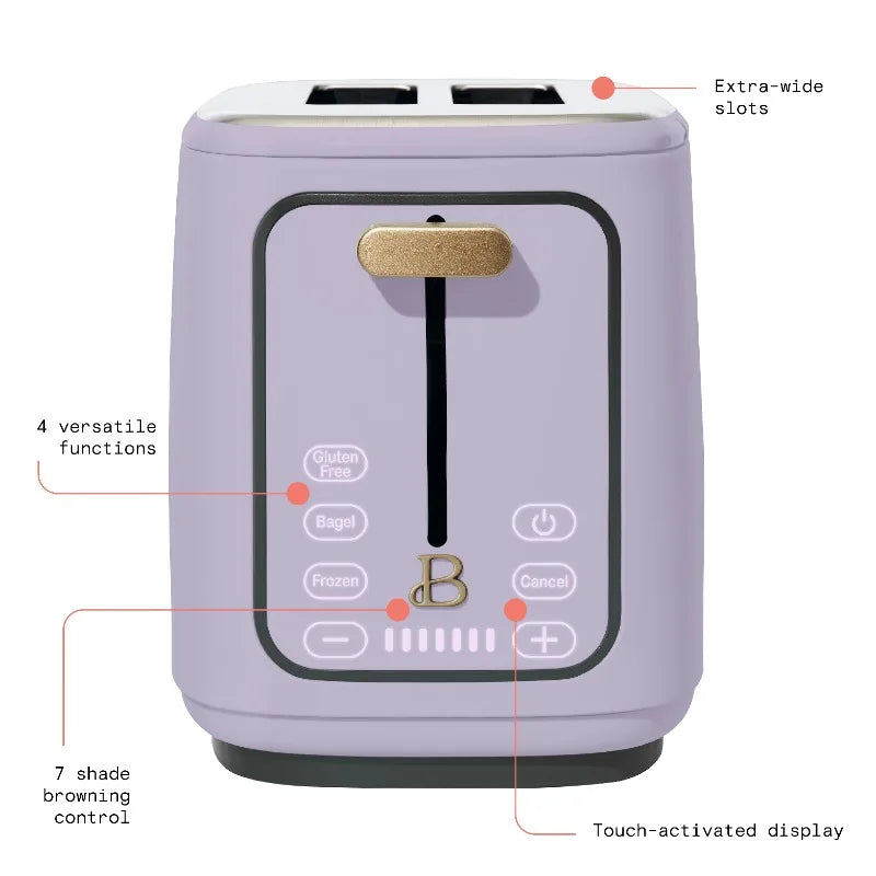 The Beautiful 2-Slice Toaster w/ Touch-Activated Display