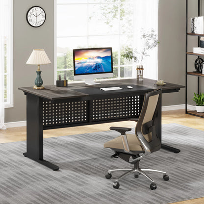 Modern 63" Executive Versatile L-shaped Desk