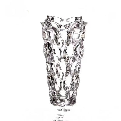 Luxury Crystal Glass Footed Tabletop/Countertop Vase