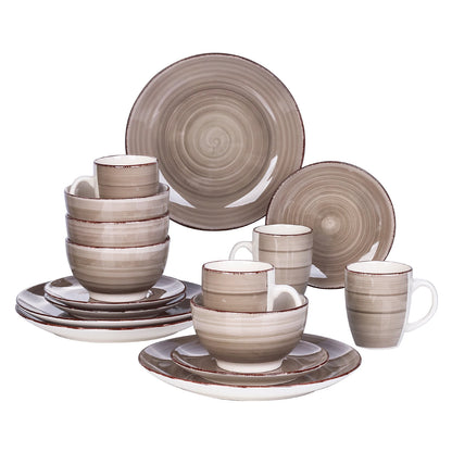 Vintage 16-Piece Porcelain Dinnerware Set for 4
