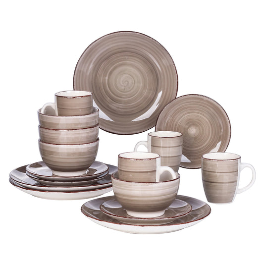 Vintage 16-Piece Porcelain Dinnerware Set for 4