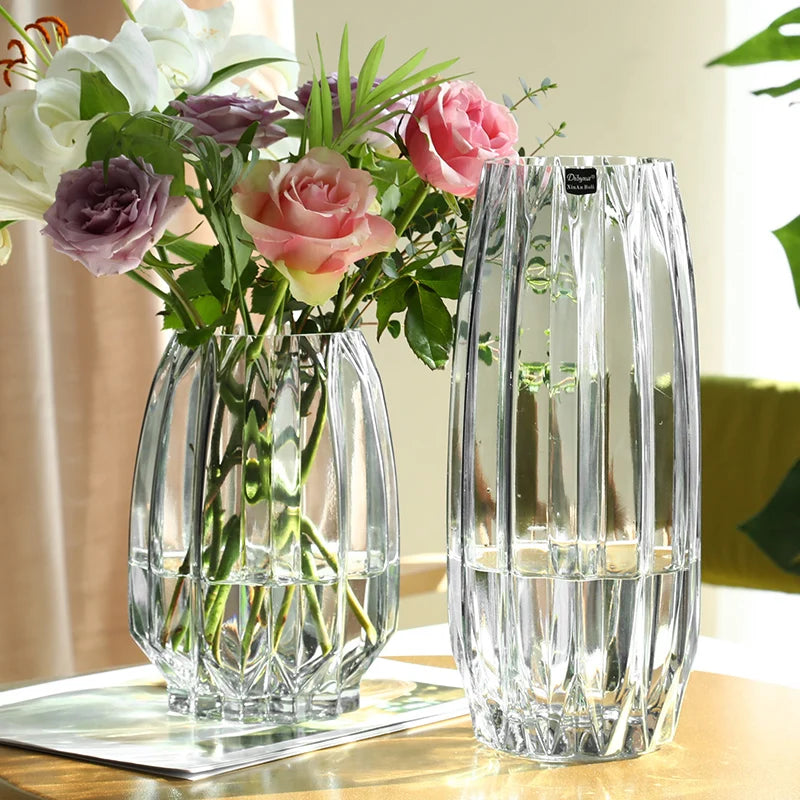 Exquisite Beautiful & Simple Glass Flower Vase 