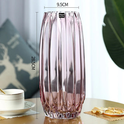 Exquisite Beautiful & Simple Glass Flower Vase 