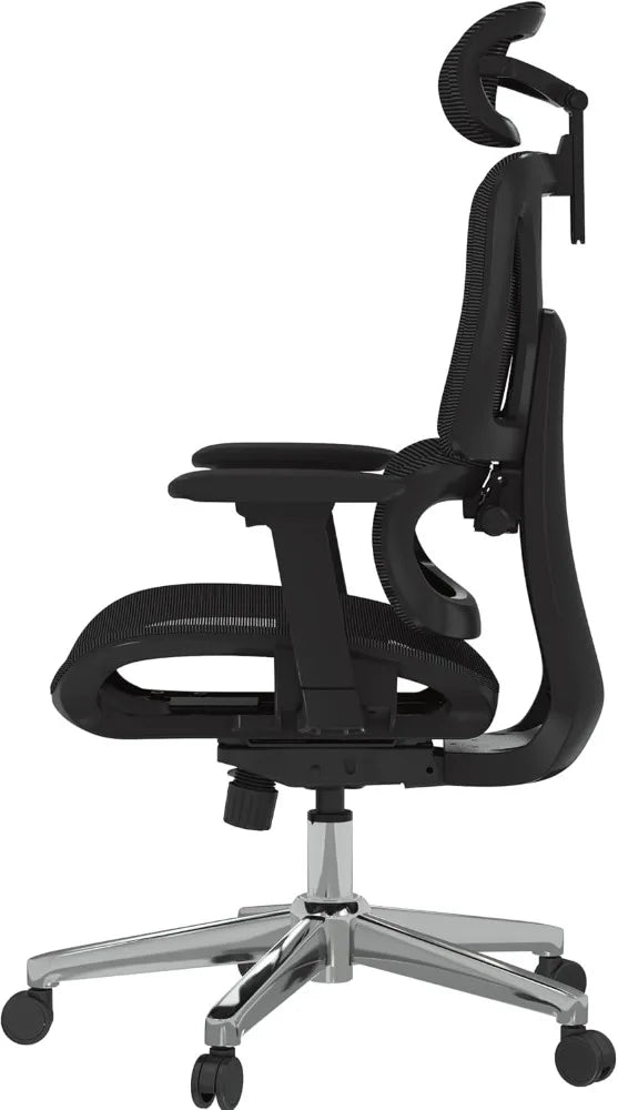 A stylish view of the FlexiSpot ErgoX Premium Ergonomic Office Chair with recline feature, perfect for long hours of work and relaxation.