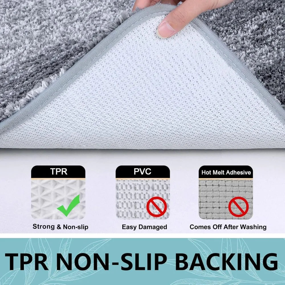 Extra Soft & Absorbent Bathroom Rugs~ 3 Piece Set
