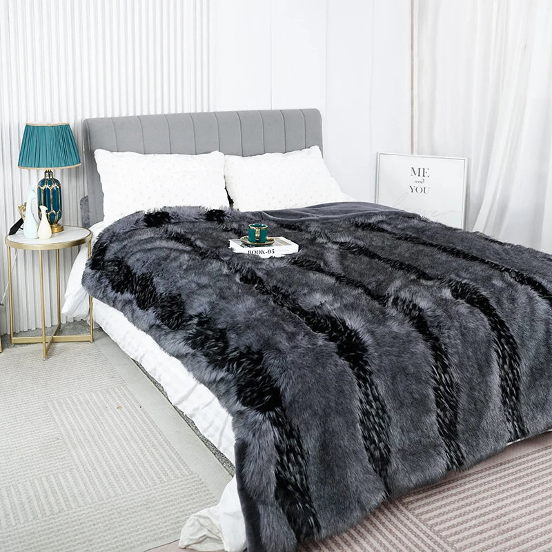 Luxury Soft & Fluffy Faux Fur Versatile Blanket