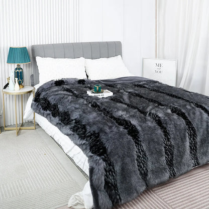 Luxury Soft & Fluffy Faux Fur Versatile Blanket
