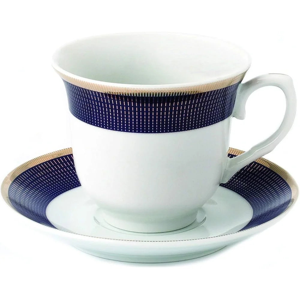 Porcelain Blue & White Tea Cups~Set of 4