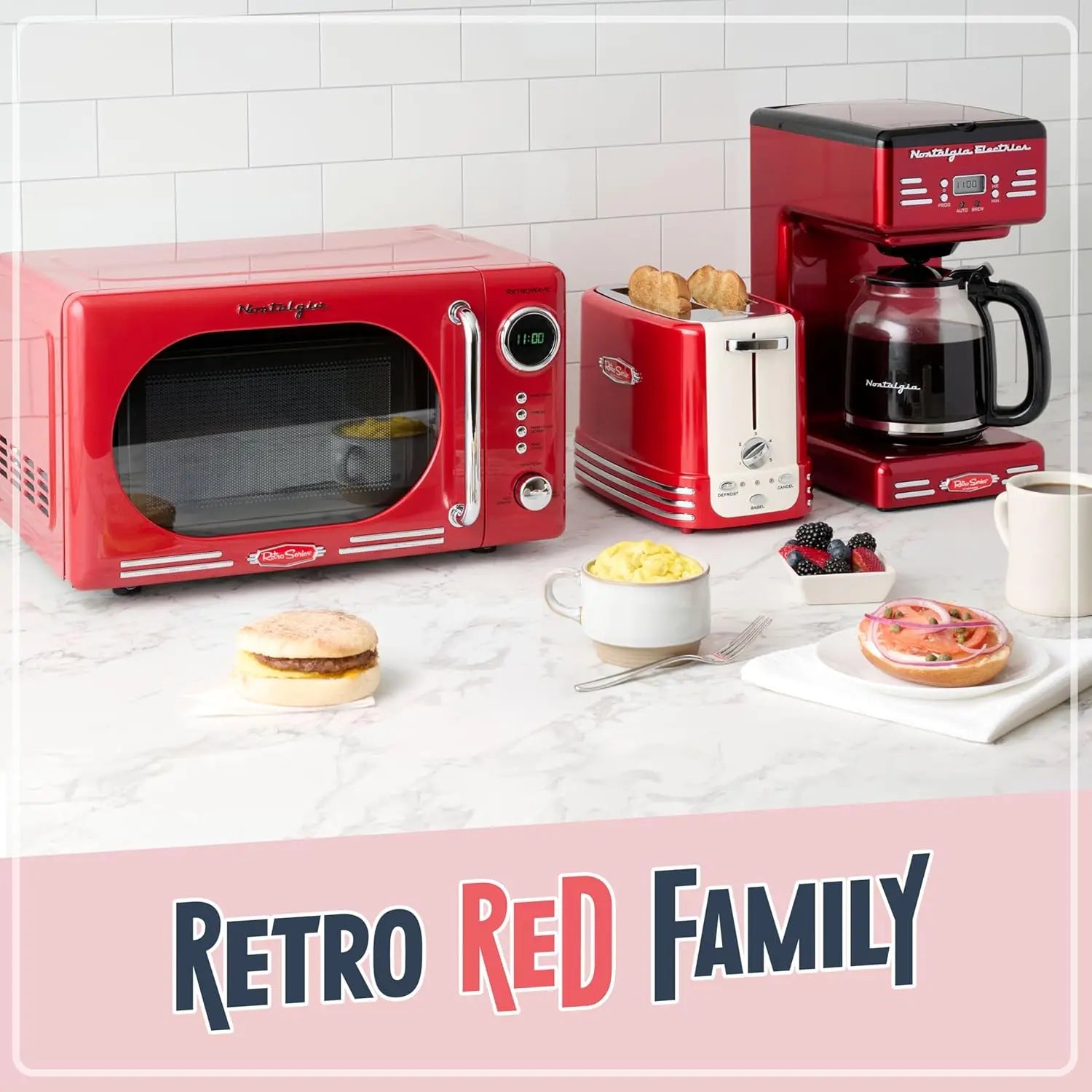 Removable filter of the Red Retro 12-Cup Programmable Coffee Maker for easy cleaning and maintenance.