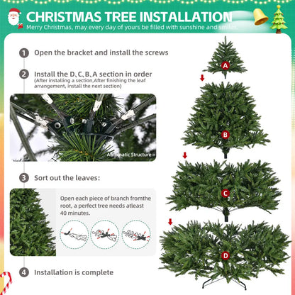 Artificial Hinged 9' Holiday Christmas Tree