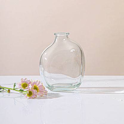 Retro Glass Flower Vase~Available in Three Captivating Colorways