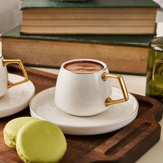 Modern Porcelain Turkish Coffee/Espresso Cup Set 