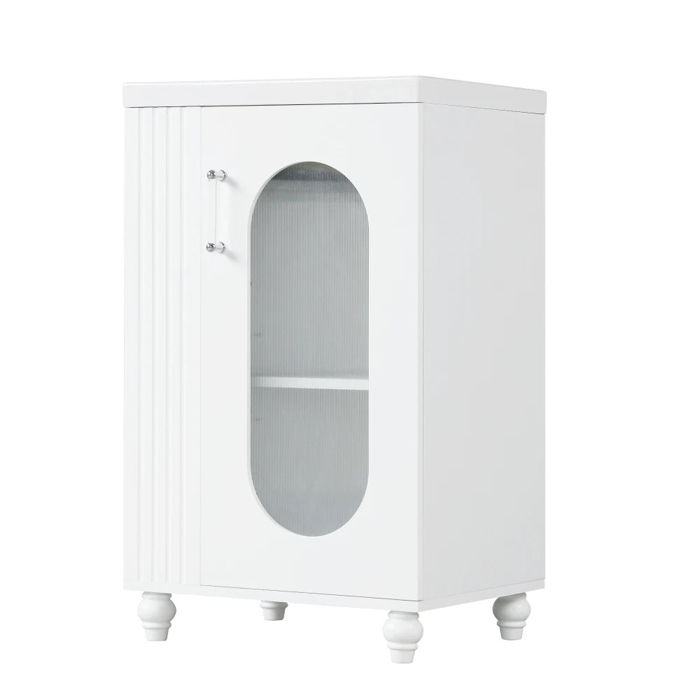 Modern 20" Freestanding Bathroom Vanity w/Drop-in Sink
