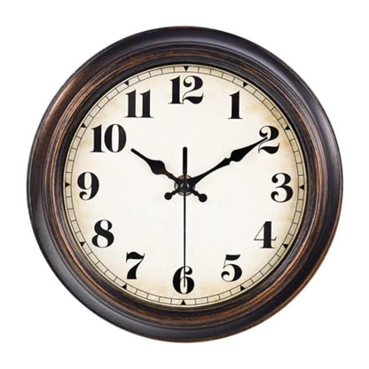 Display of the Vintage Bronze Wall Clock in various sizes: 16, 18, and 24 inches.
