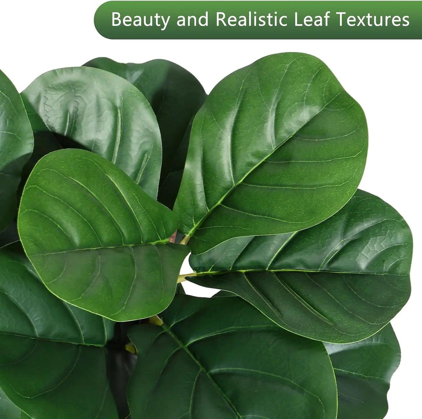 Decorative setup featuring the 7FT Realistic Faux Fiddle Leaf Fig Tree alongside home furniture for interior design inspiration.