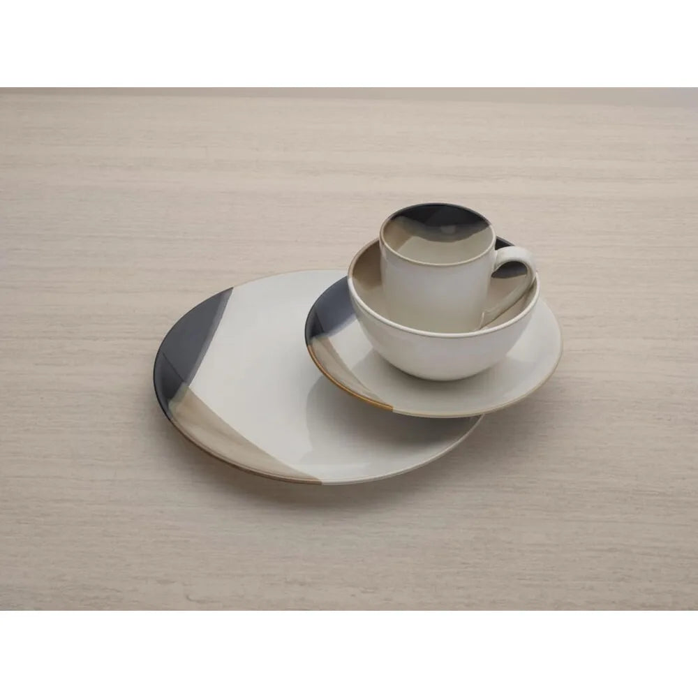 Stylish 16-Piece Premium Stoneware Dinnerware Set