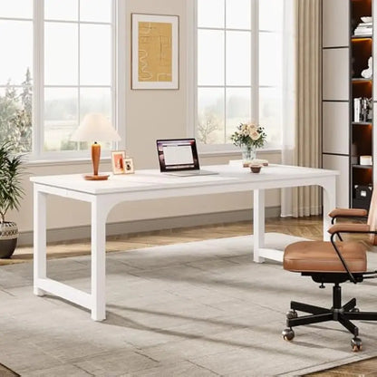 Stylish & Spacious Large Computer Desk for Home Office