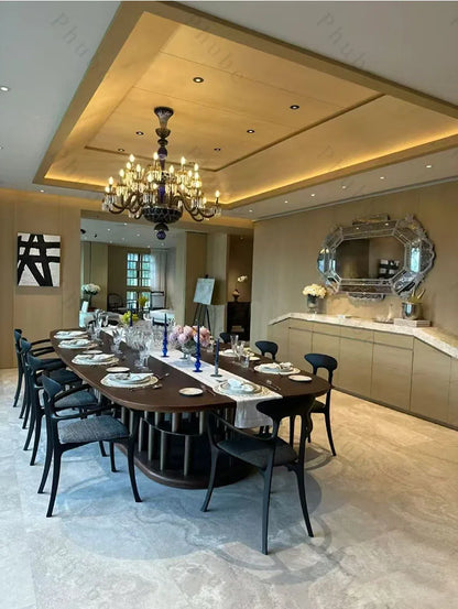 Classy & Elegant 24-Light Colored Crystal Candelier